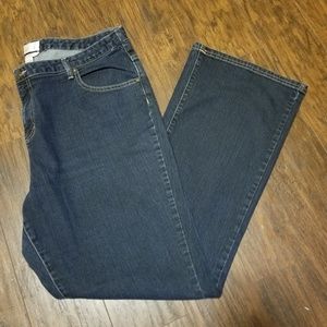 C.J. Banks stretch bootcut jeans 18w long